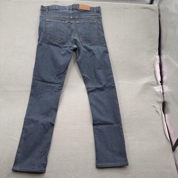 Dearborn Denim & Apparel Jeans Mens 34 Blue Denim Stretch Made in Chicago USA - Picture 2 of 9